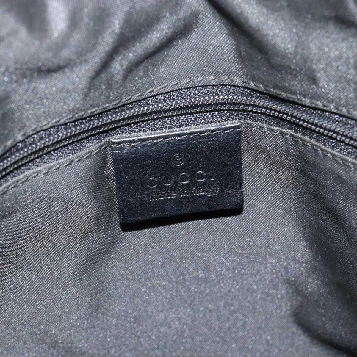 GUCCI GG Canvas Shoulder Bag Black 001 3766 2123 Auth 68595