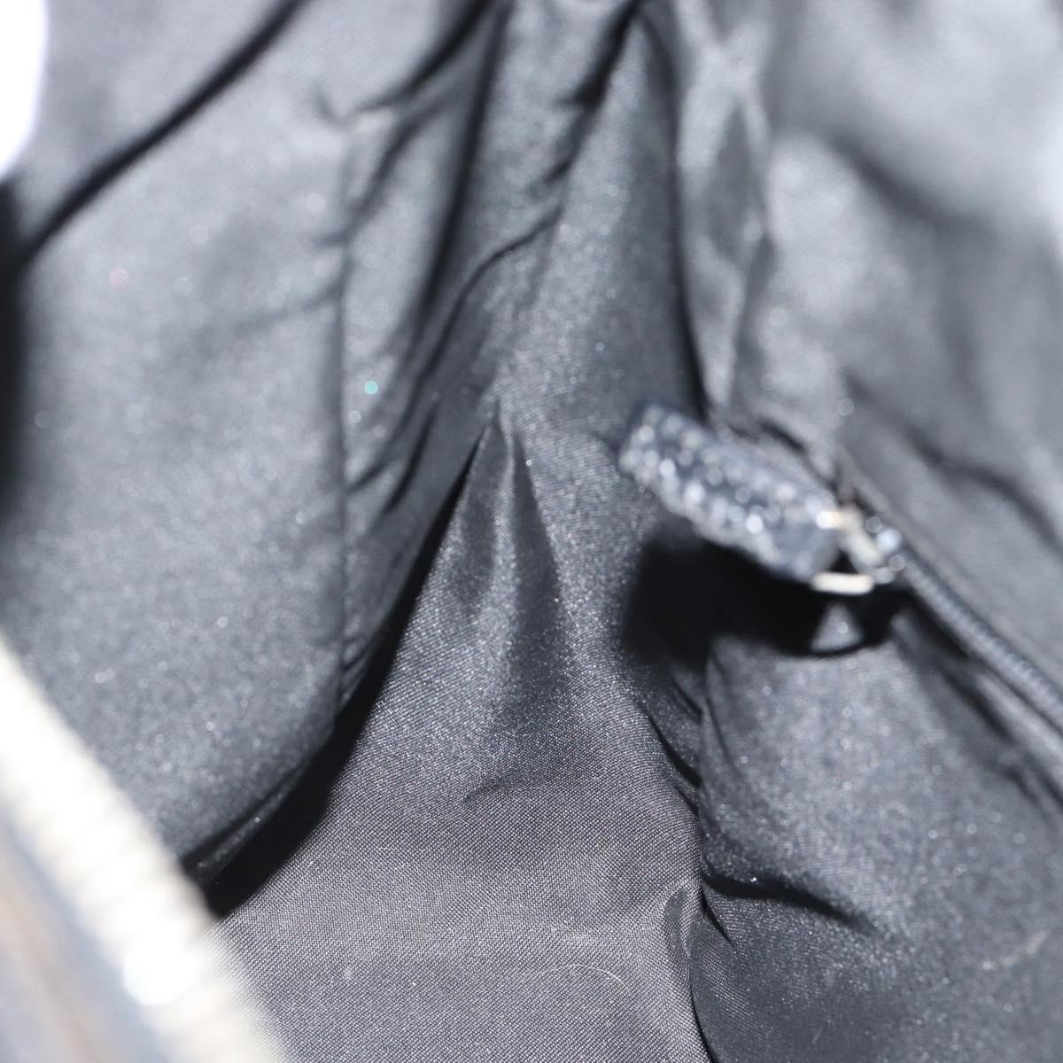 GUCCI GG Canvas Shoulder Bag Black 001 3766 2123 Auth 68595