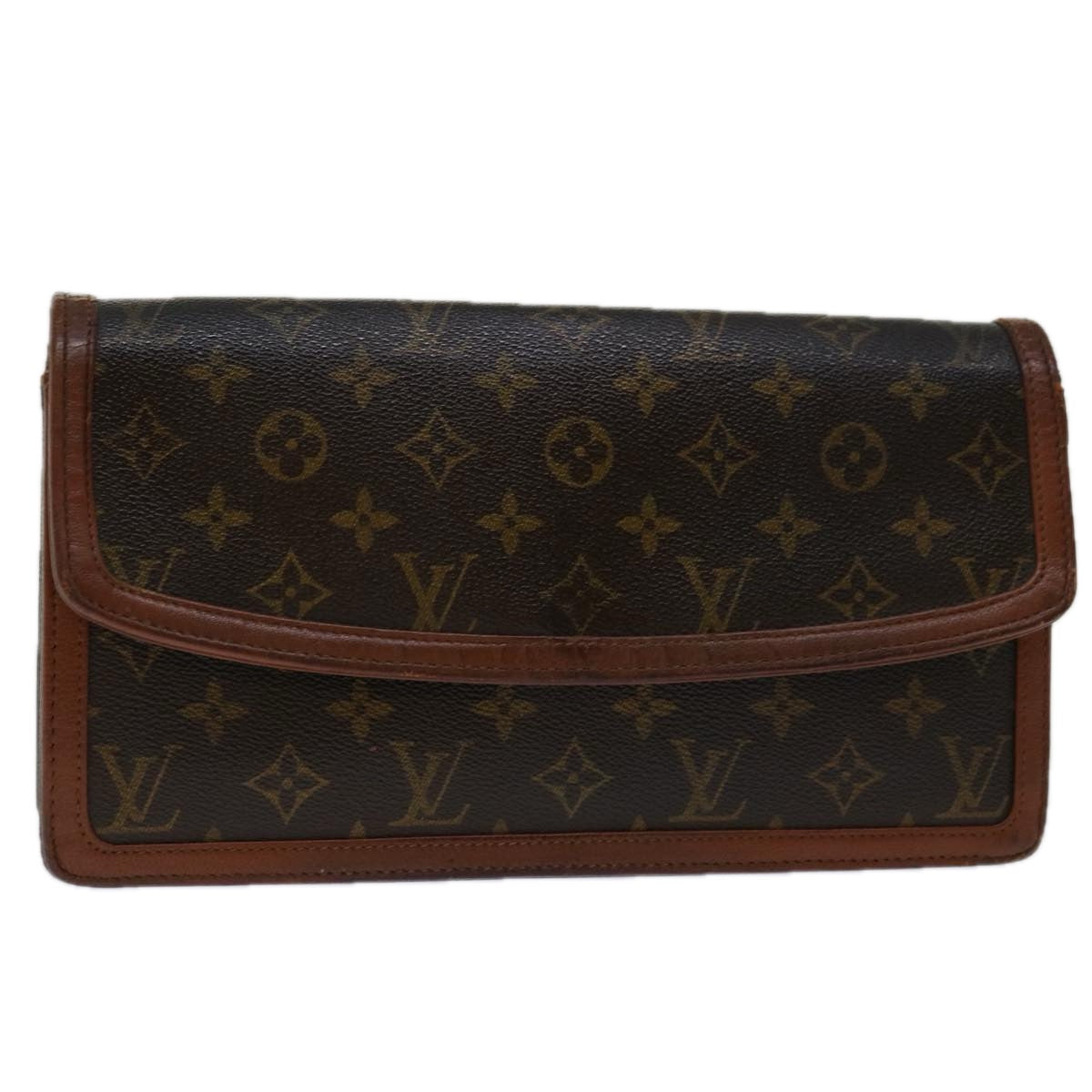 LOUIS VUITTON Monogram Pochette Dam GM Clutch Bag M51810 LV Auth 68658