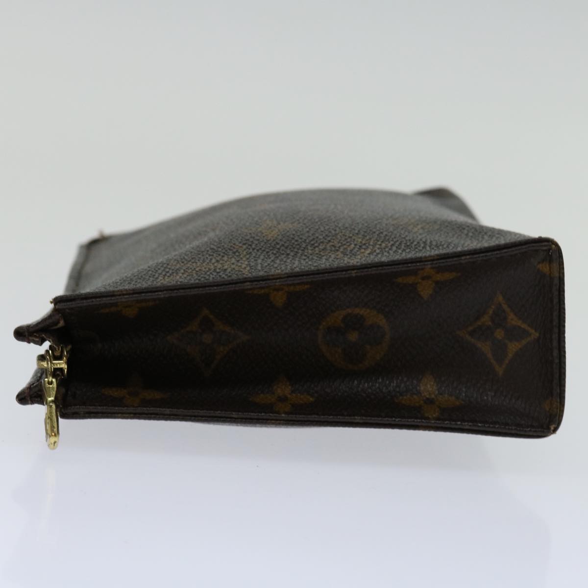 LOUIS VUITTON Monogram Poche Toilette 19 Pouch M47544 LV Auth 68660