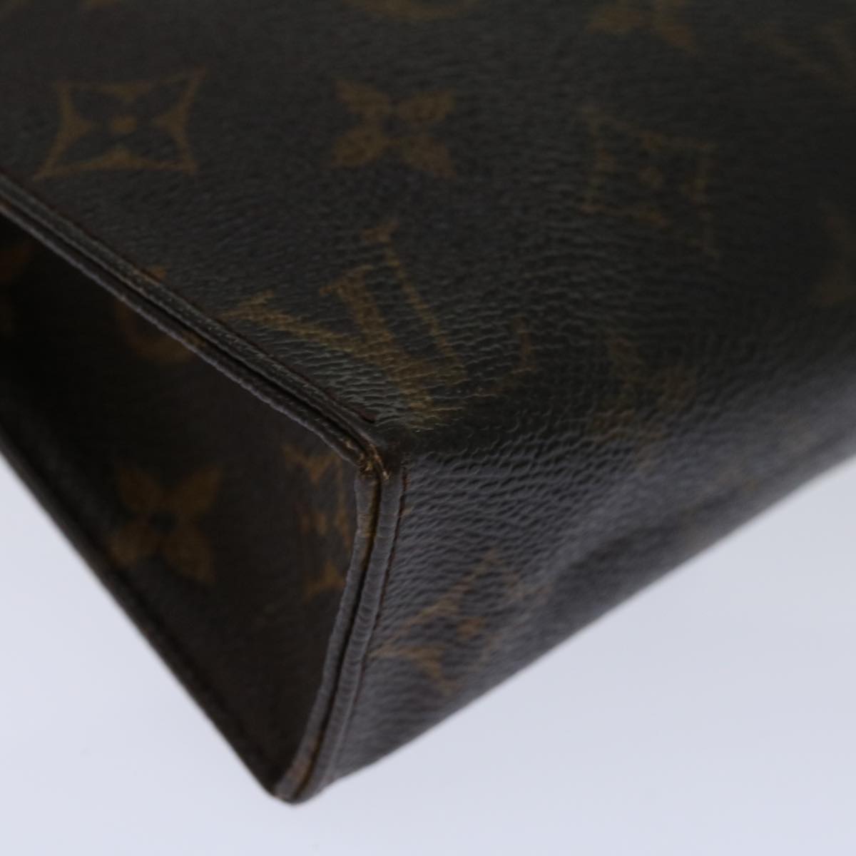 LOUIS VUITTON Monogram Poche Toilette 19 Pouch M47544 LV Auth 68660