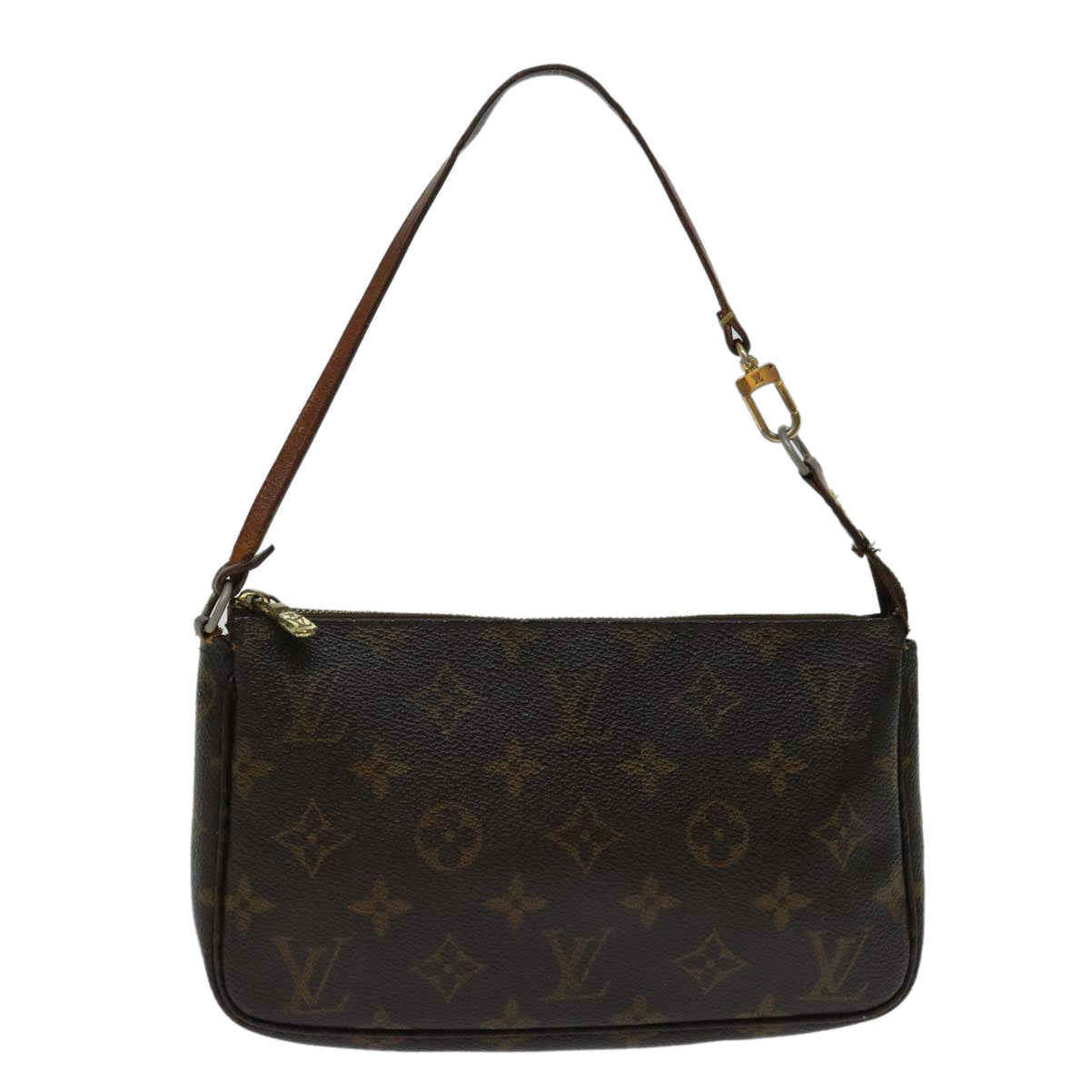 LOUIS VUITTON Monogram Pochette Accessoires Pouch M51980 LV Auth 68701