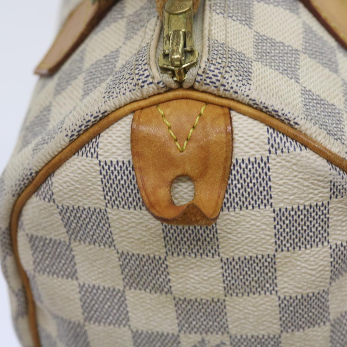 LOUIS VUITTON Damier Azur Speedy 25 Hand Bag N41534 LV Auth 68755