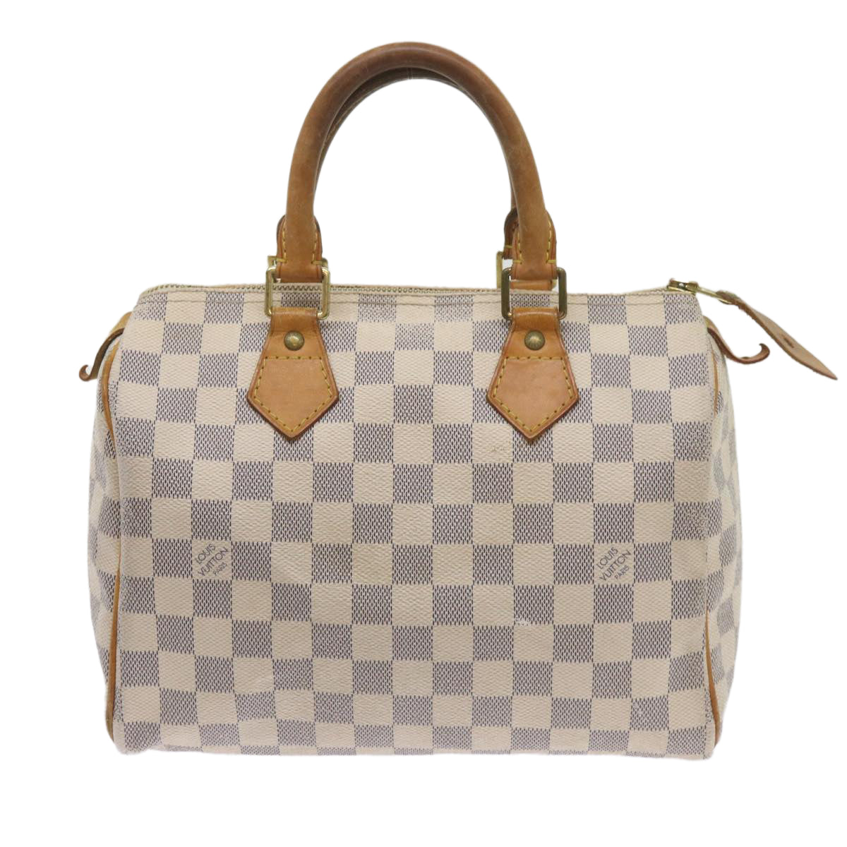 LOUIS VUITTON Damier Azur Speedy 25 Hand Bag N41534 LV Auth 68755