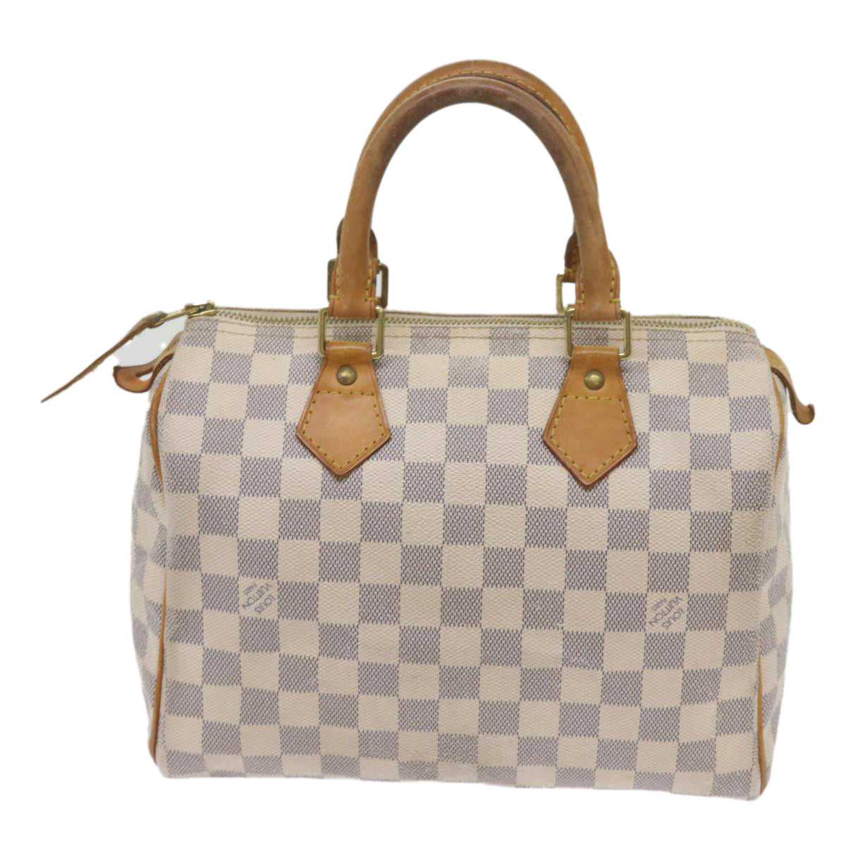 LOUIS VUITTON Damier Azur Speedy 25 Hand Bag N41534 LV Auth 68755