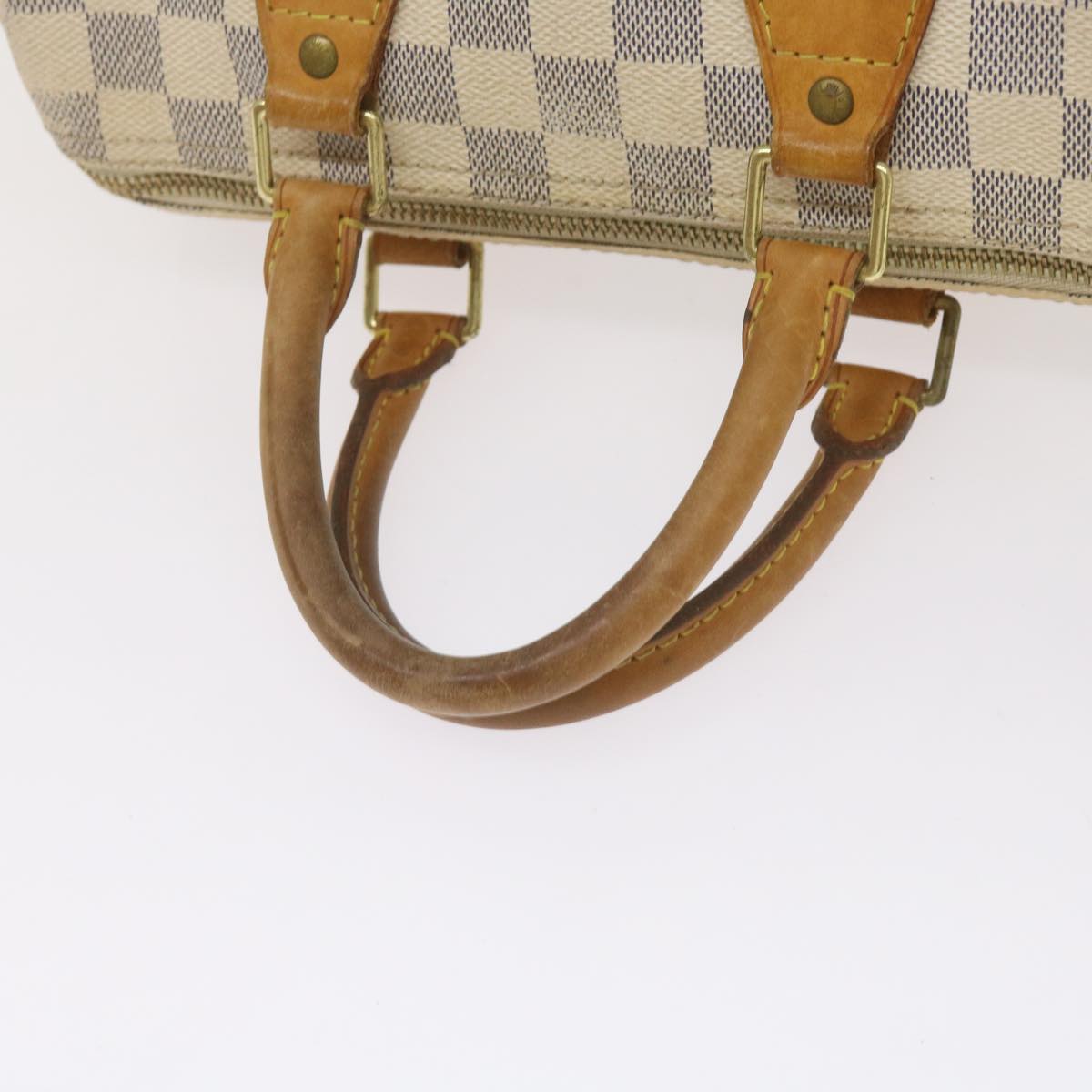 LOUIS VUITTON Damier Azur Speedy 25 Hand Bag N41534 LV Auth 68755