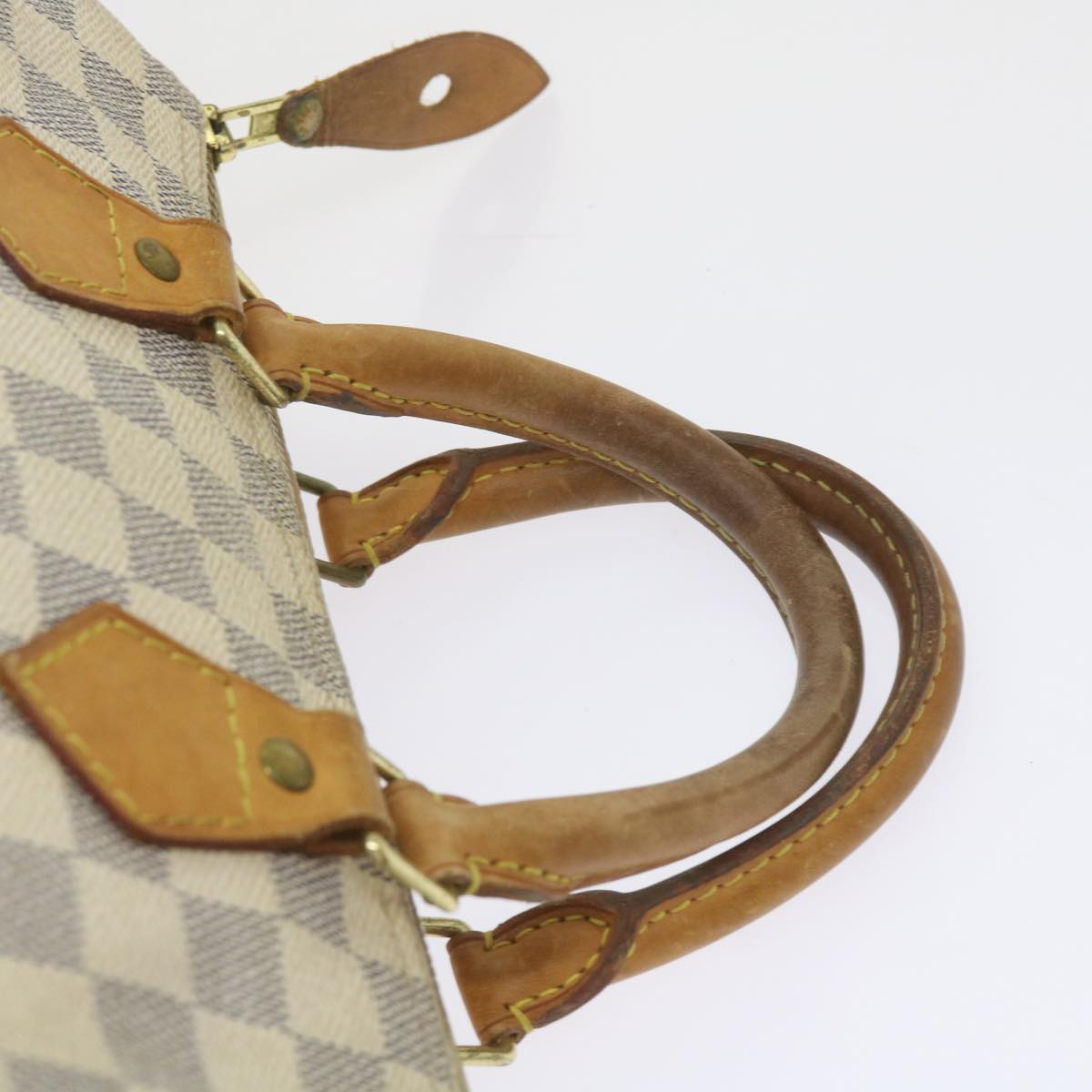 LOUIS VUITTON Damier Azur Speedy 25 Hand Bag N41534 LV Auth 68755