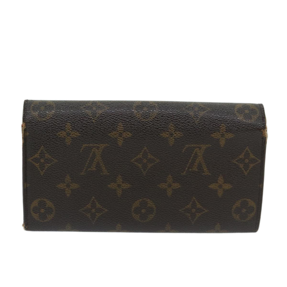 LOUIS VUITTON Monogram Pochette Porte Monnaie Credit Wallet M61725 Auth 68830