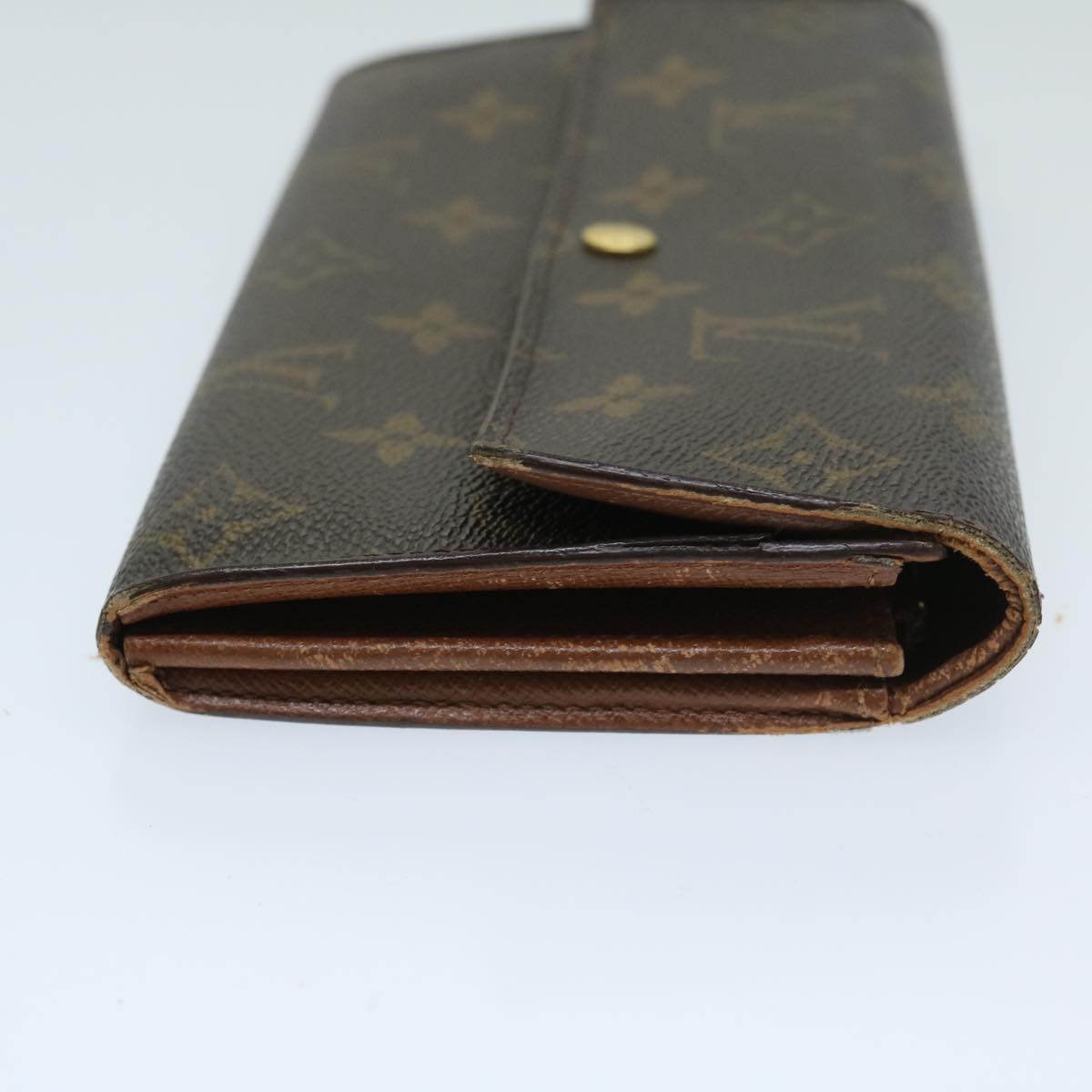 LOUIS VUITTON Monogram Pochette Porte Monnaie Credit Wallet M61725 Auth 68830