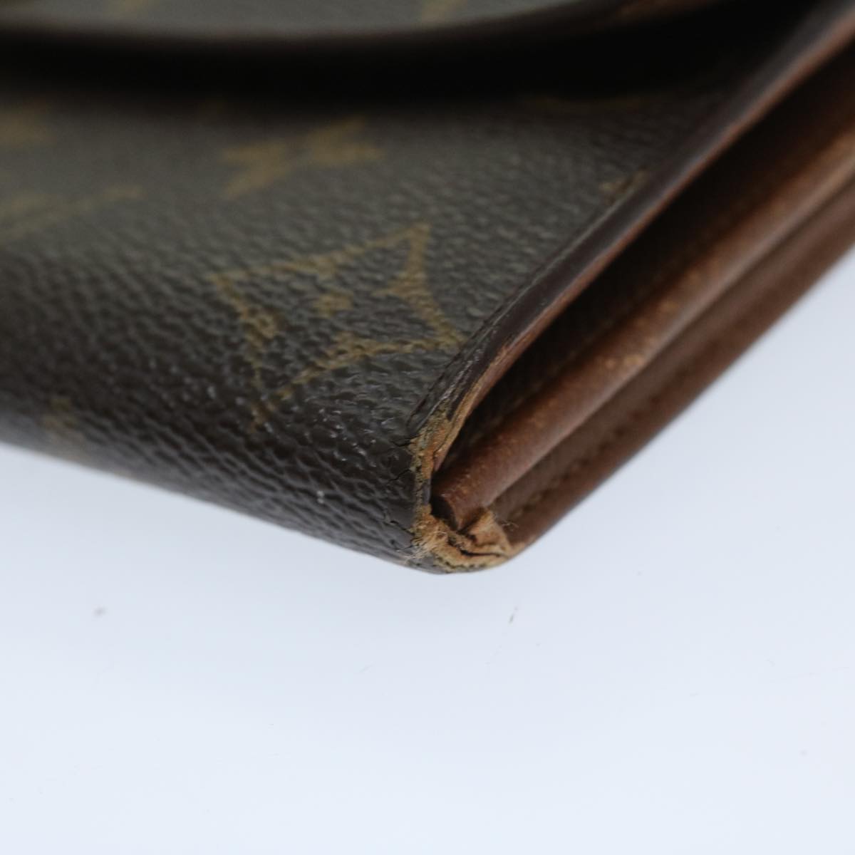 LOUIS VUITTON Monogram Pochette Porte Monnaie Credit Wallet M61725 Auth 68830