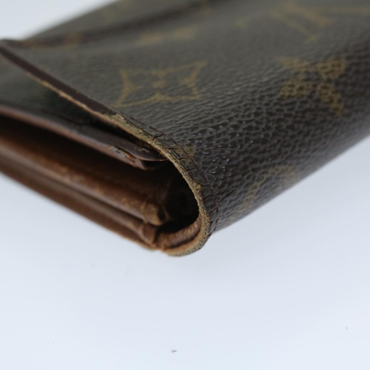 LOUIS VUITTON Monogram Pochette Porte Monnaie Credit Wallet M61725 Auth 68830