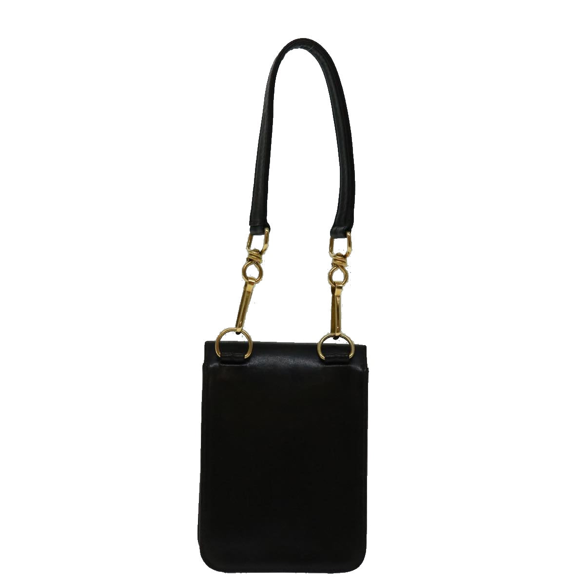 CHANEL Matelasse Hand Bag Leather Beige CC Auth 68905A