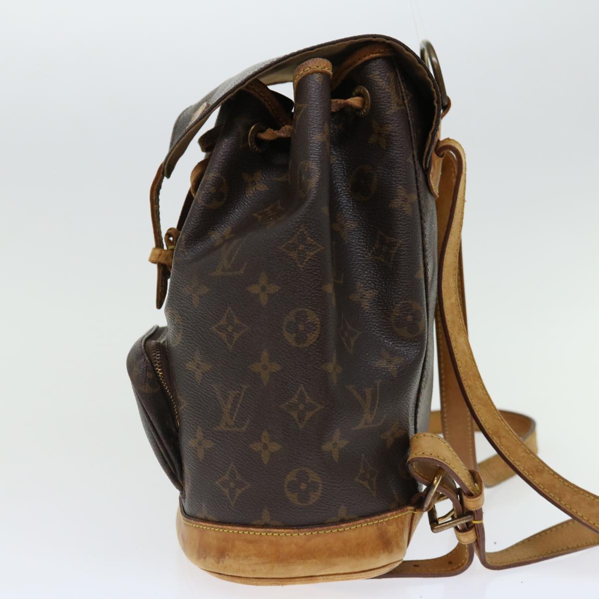 LOUIS VUITTON Monogram Montsouris MM Backpack M51136 LV Auth 68950