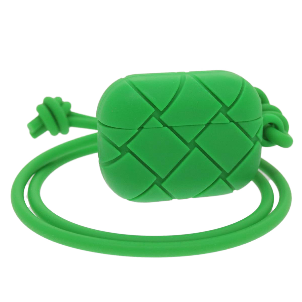 BOTTEGAVENETA AirPods Case rubber Green Auth 69073