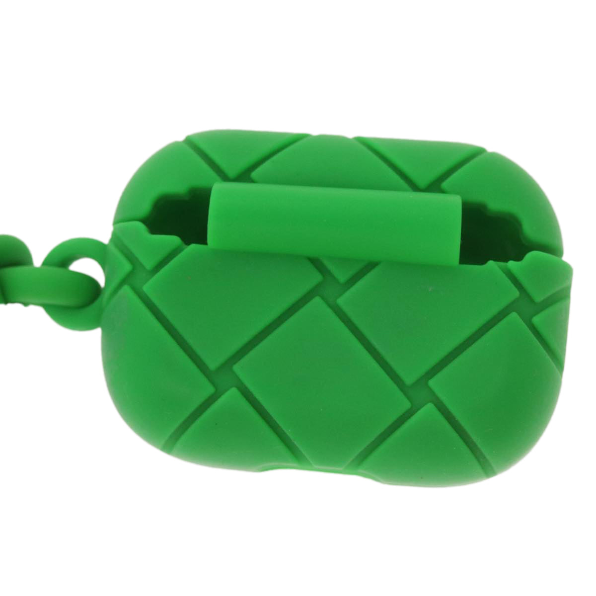 BOTTEGAVENETA AirPods Case rubber Green Auth 69073