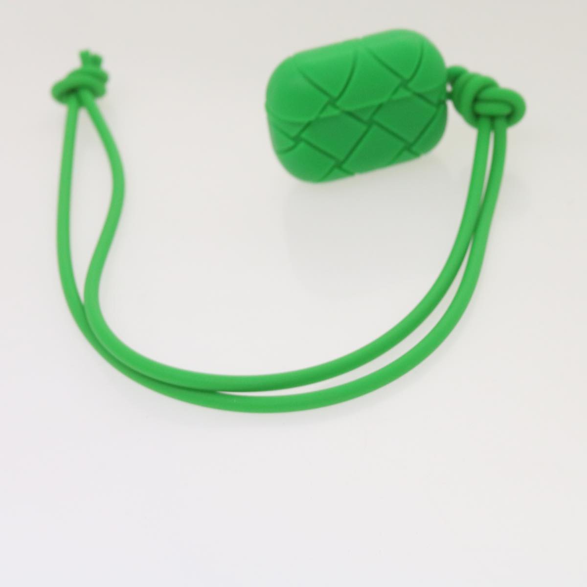 BOTTEGAVENETA AirPods Case rubber Green Auth 69073