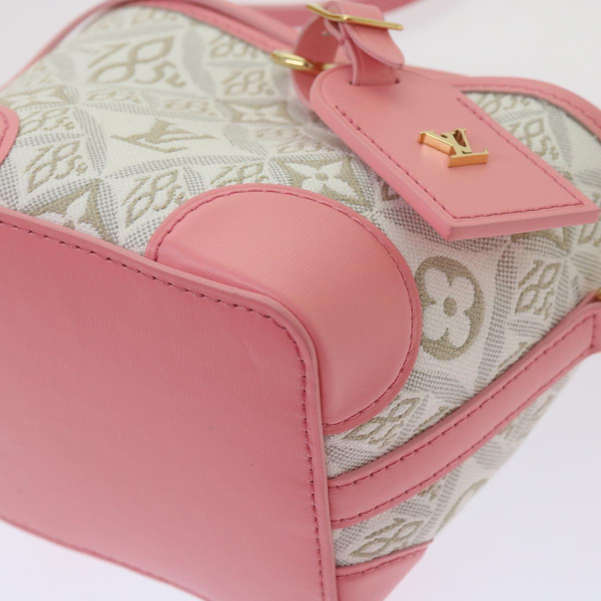 LOUIS VUITTON Pre Owned 1854 Print Noe Perth Bag Pink M81112 LV Auth 69112SA