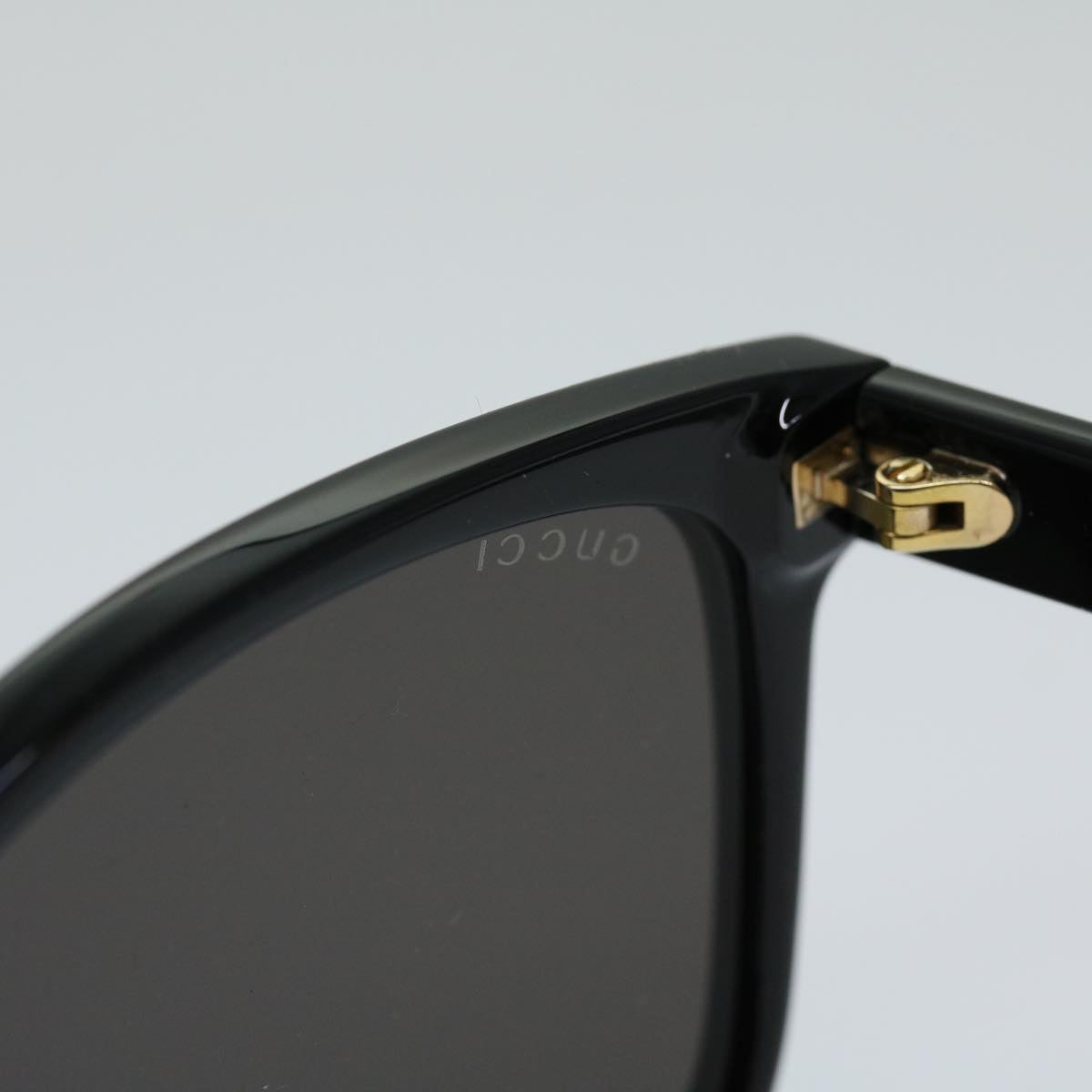 GUCCI Sunglasses plastic Black Auth 69125