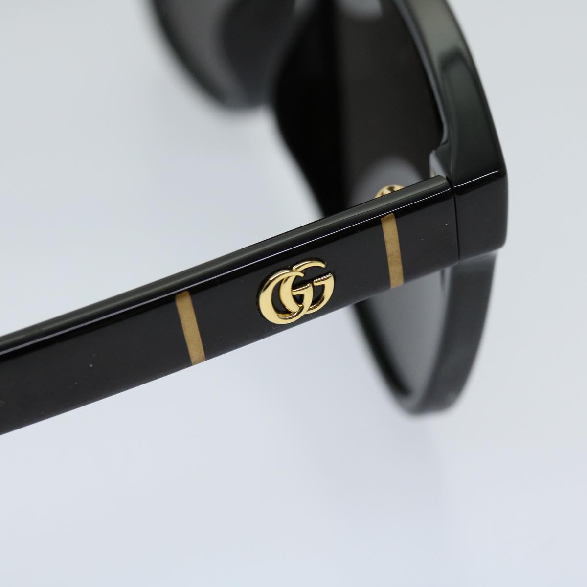 GUCCI Sunglasses plastic Black Auth 69126