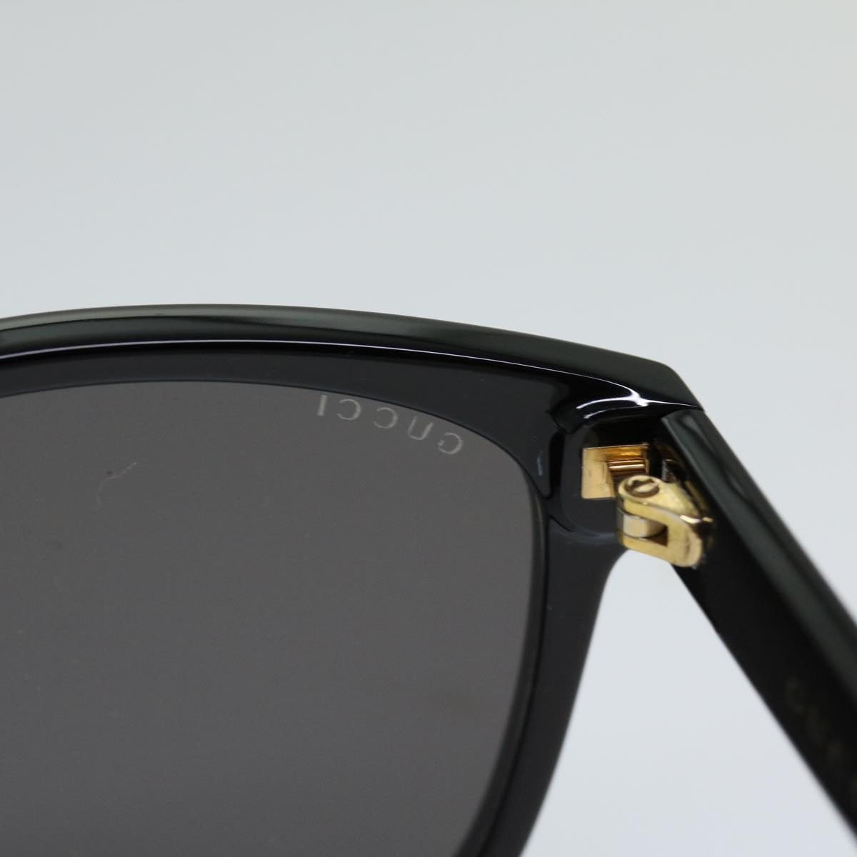 GUCCI Sunglasses plastic Black Auth 69126