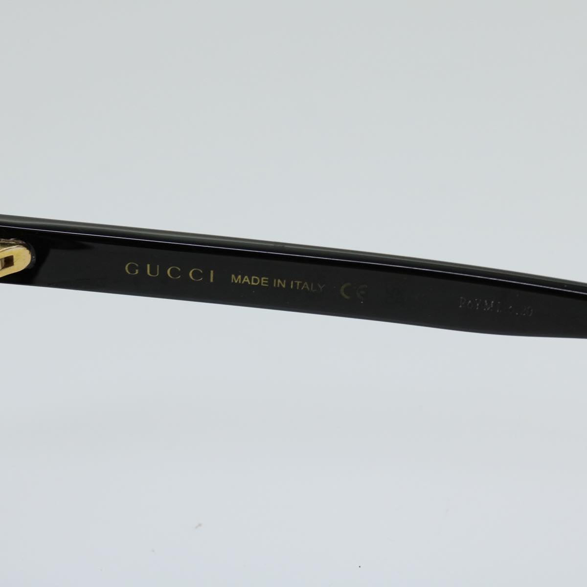 GUCCI Sunglasses plastic Black Auth 69126