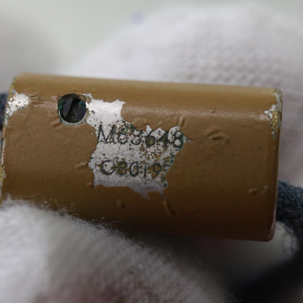 LOUIS VUITTON Collier Charms On The Go Necklace Blue M63648 LV Auth 69139