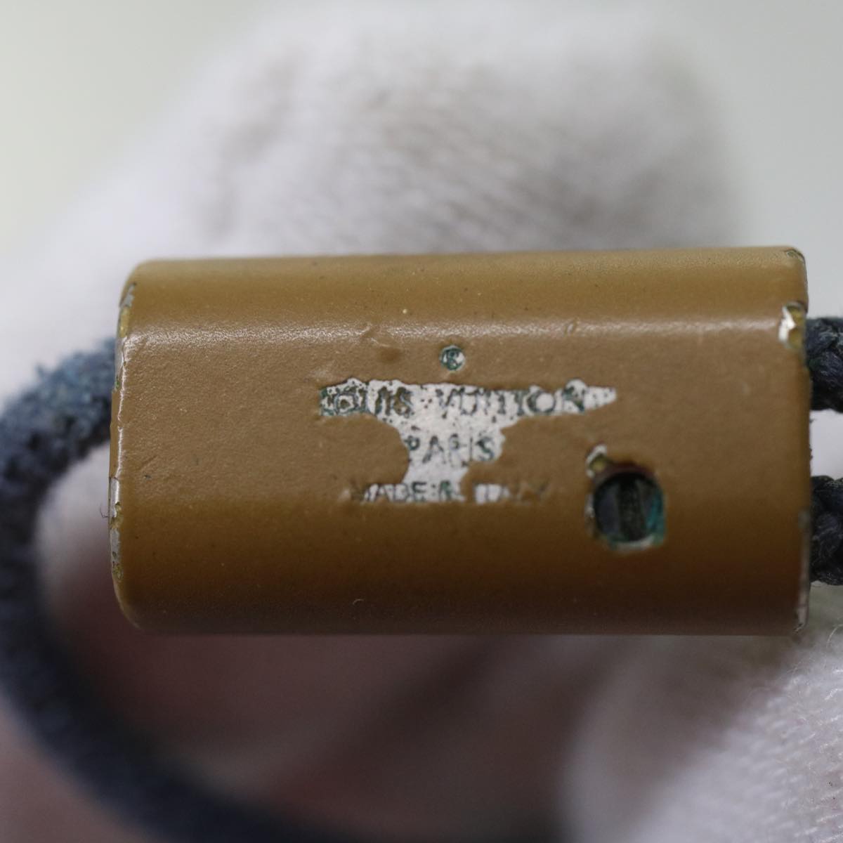 LOUIS VUITTON Collier Charms On The Go Necklace Blue M63648 LV Auth 69139