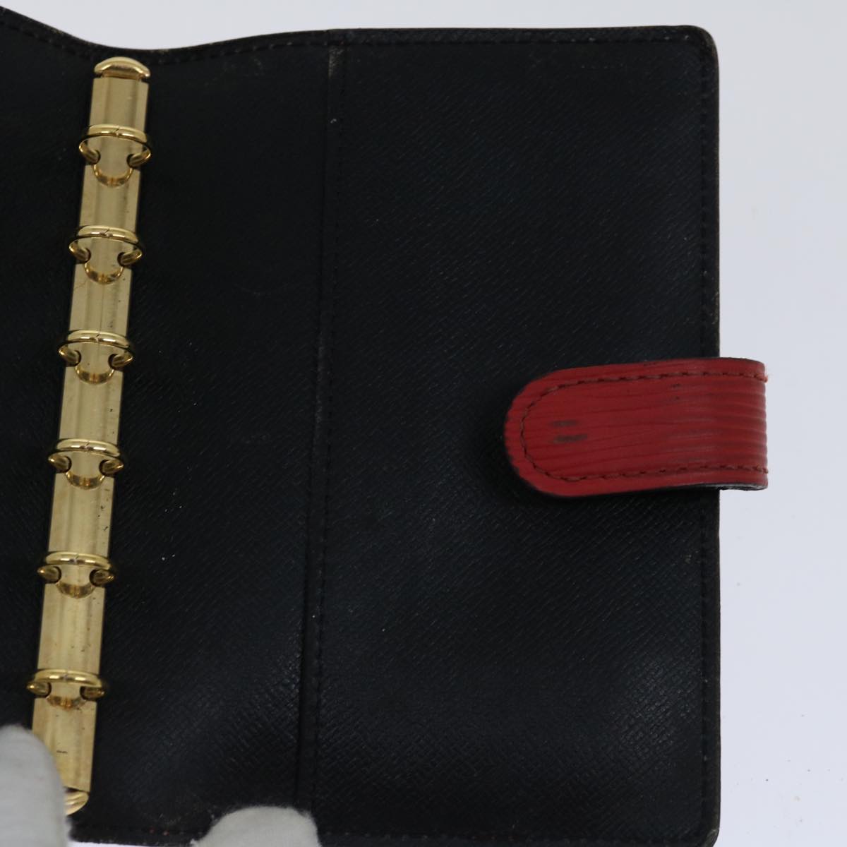 LOUIS VUITTON Epi Agenda PM Day Planner Cover Red R20057 LV Auth 69162