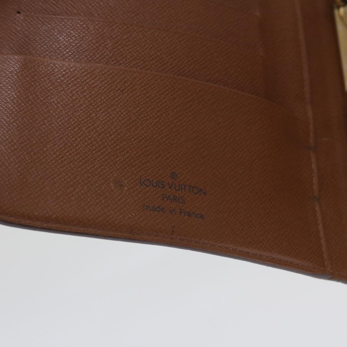 LOUIS VUITTON Epi Agenda MM Day Planner Cover Brown R20043 LV Auth 69172