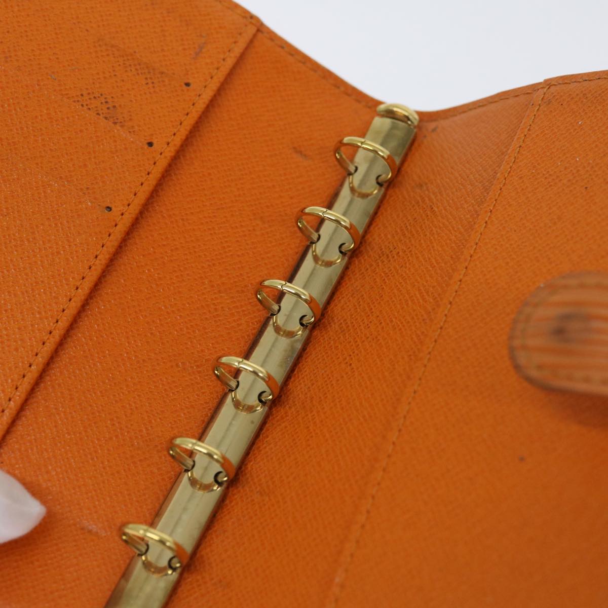 LOUIS VUITTON Epi Agenda PM Day Planner Cover Orange Mandarin R2005H Auth 69174