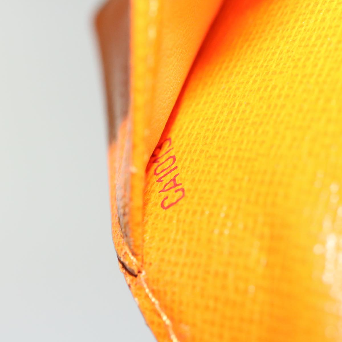 LOUIS VUITTON Epi Agenda PM Day Planner Cover Orange Mandarin R2005H Auth 69174