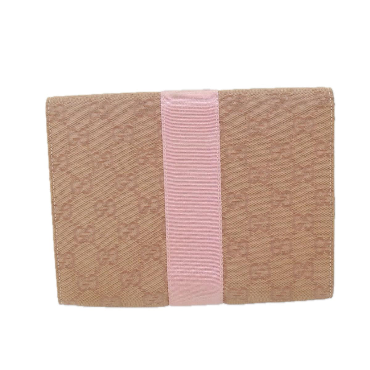 GUCCI GG Canvas Clutch Bag Pink 039 0992 Auth 69230