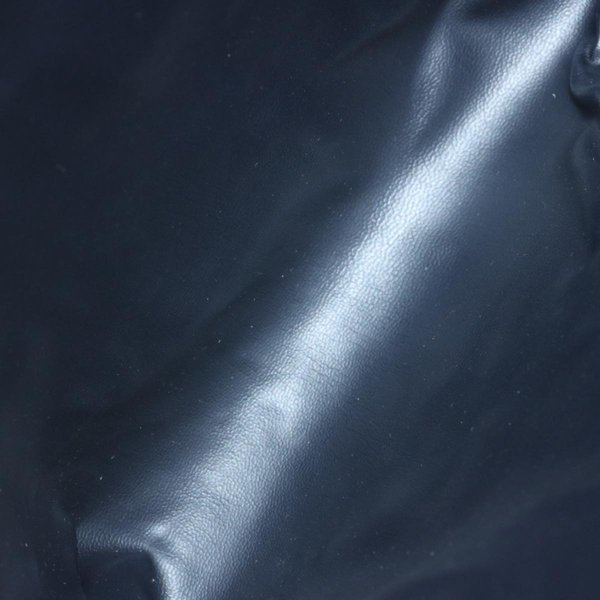 CELINE Macadam Canvas Clutch Bag Navy Auth 69236