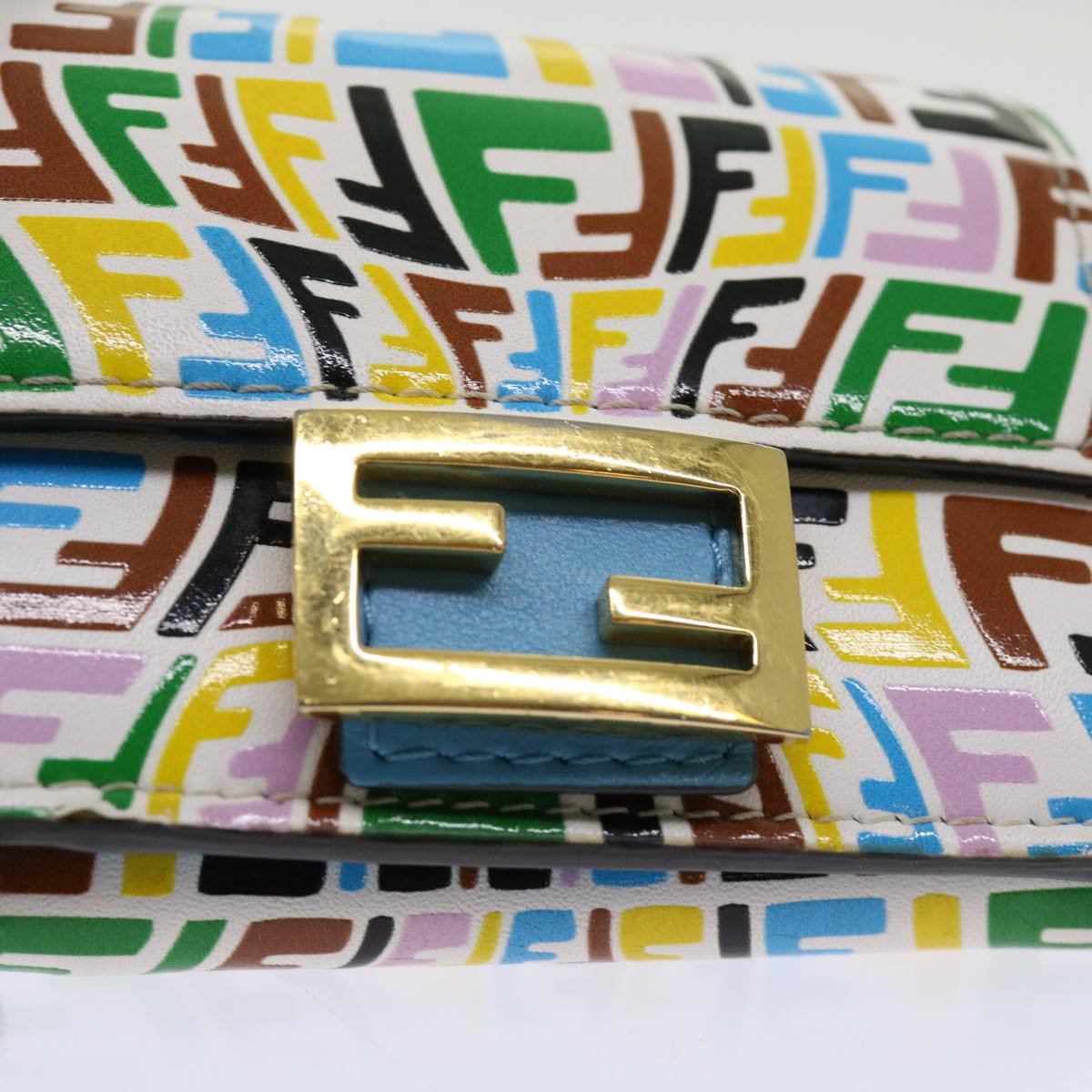 FENDI FF Vertigo Mamma Wallet Multicolor Auth 69261