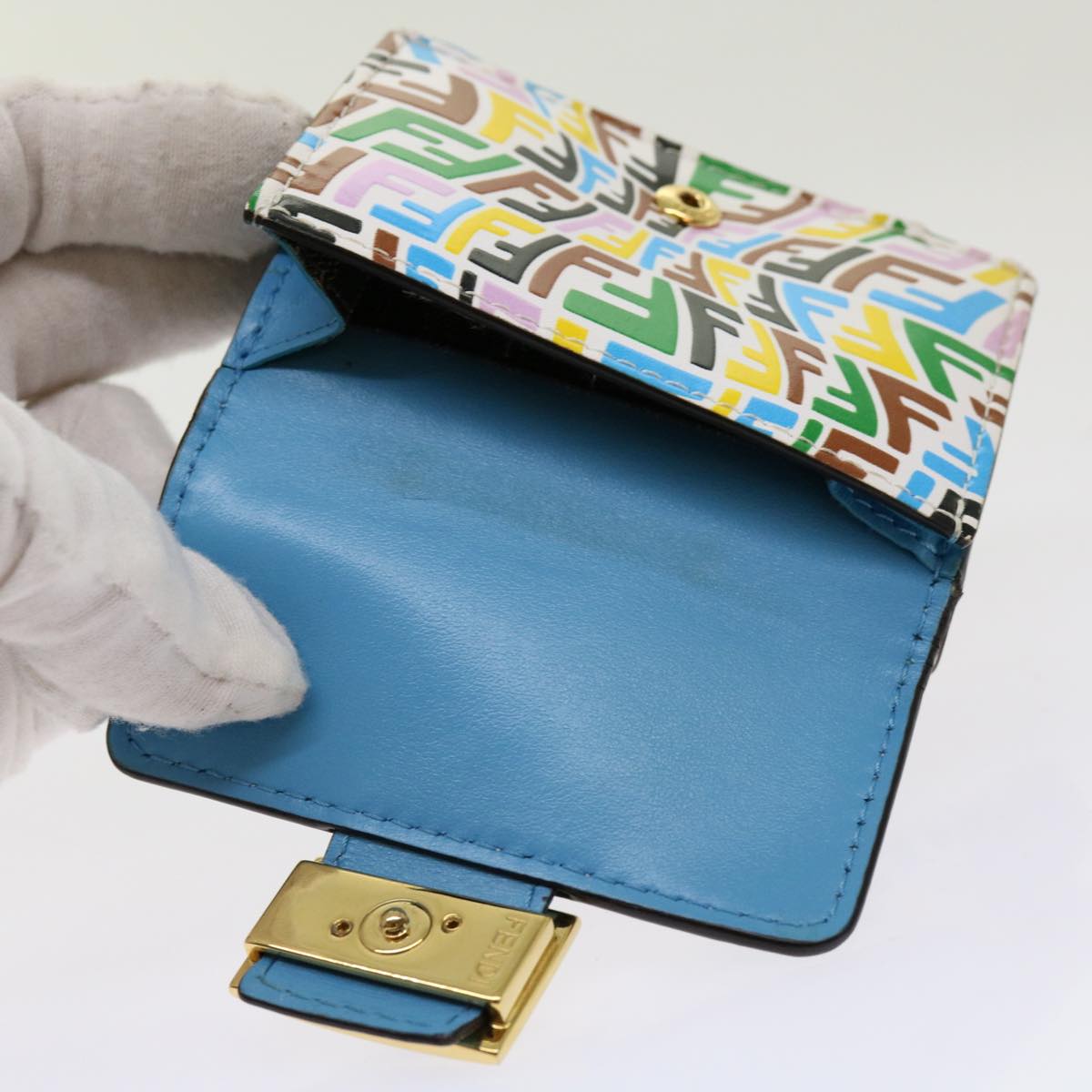 FENDI FF Vertigo Mamma Wallet Multicolor Auth 69261