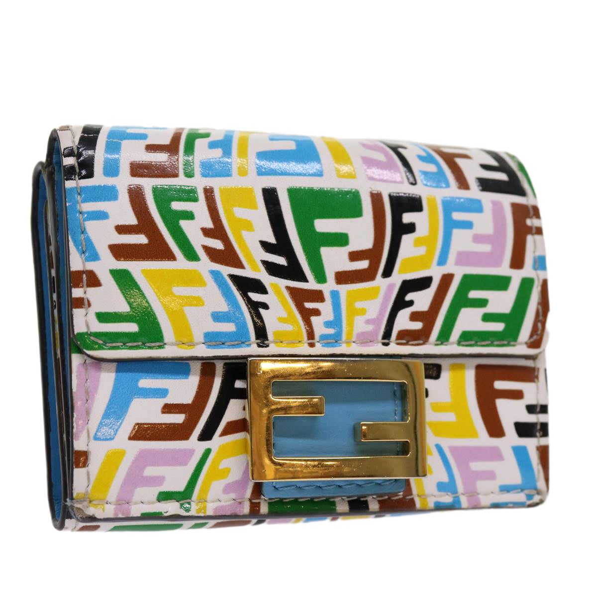 FENDI FF Vertigo Mamma Wallet Multicolor Auth 69261