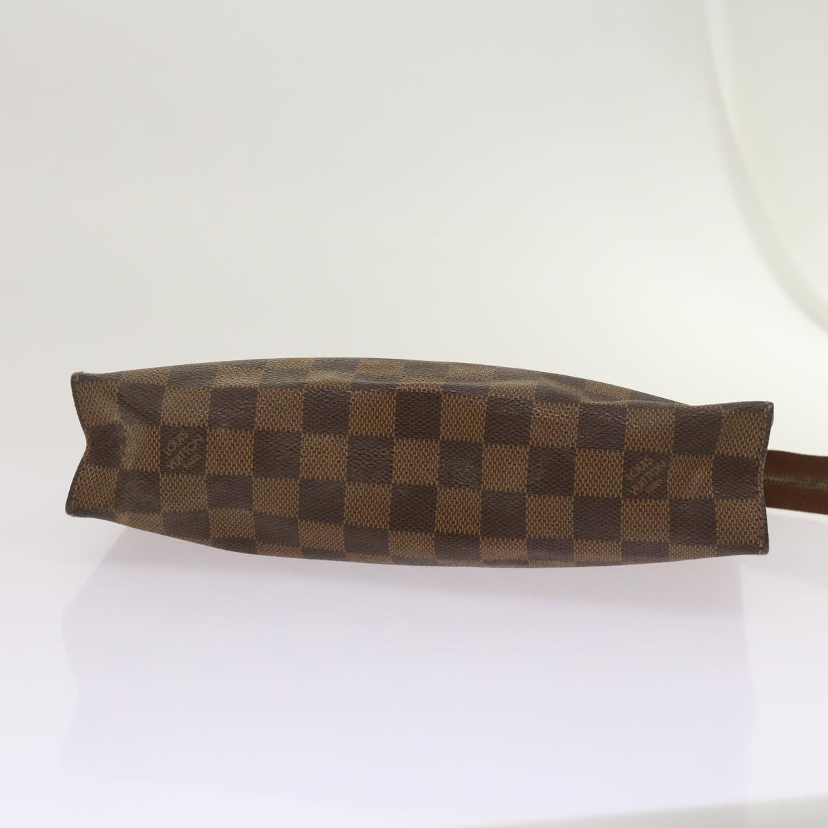 LOUIS VUITTON Damier Ebene Poche Toilette 26 Pouch N47543 LV Auth 69267