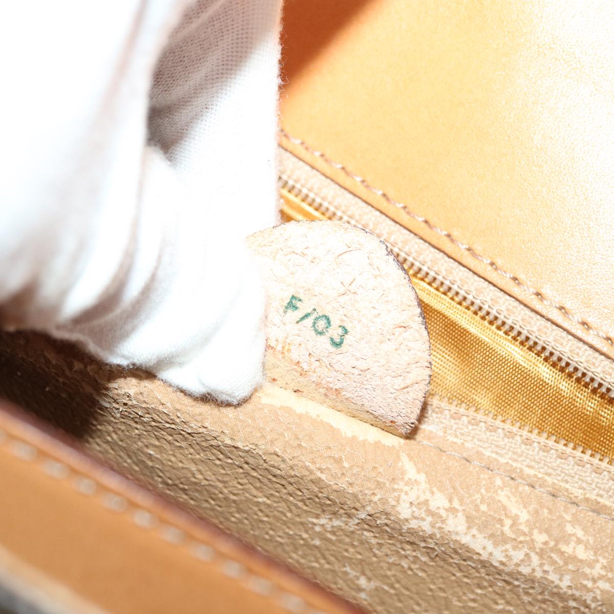 CELINE Macadam Canvas Shoulder Bag PVC Brown Auth 69278