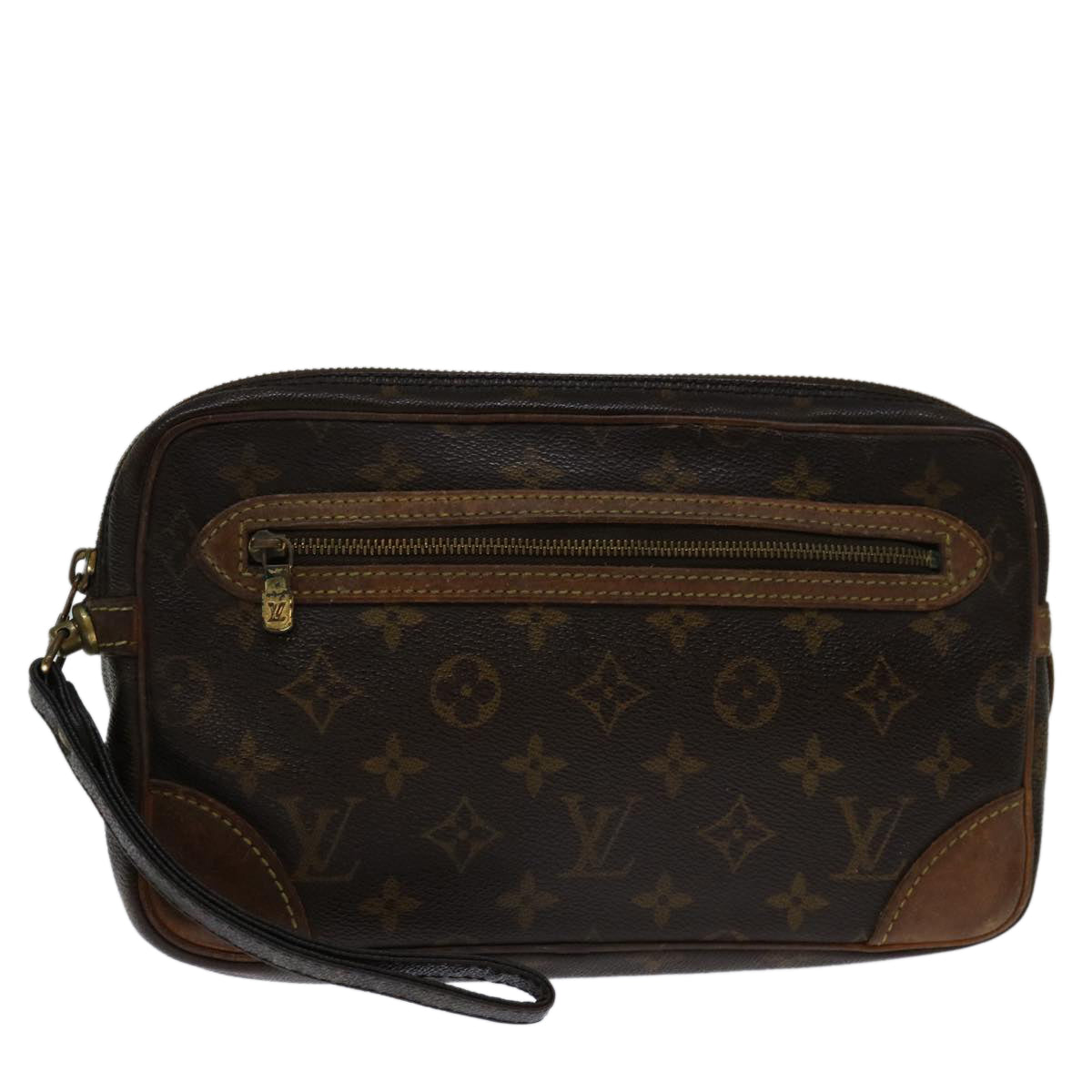 LOUIS VUITTON Monogram Marly Dragonne GM Clutch Bag M51825 LV Auth 69324