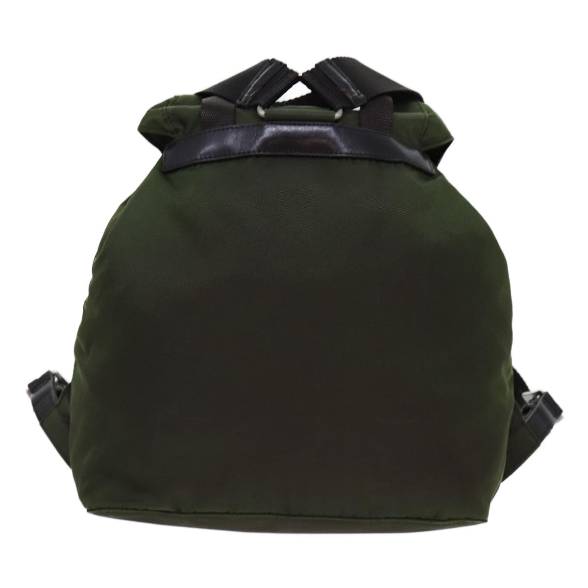 PRADA Backpack Nylon Khaki Auth 69344