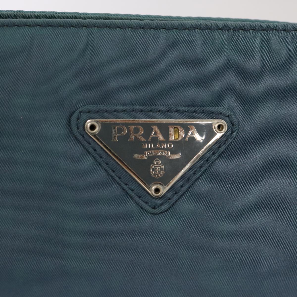 PRADA Tote Bag Nylon Blue Auth 69358