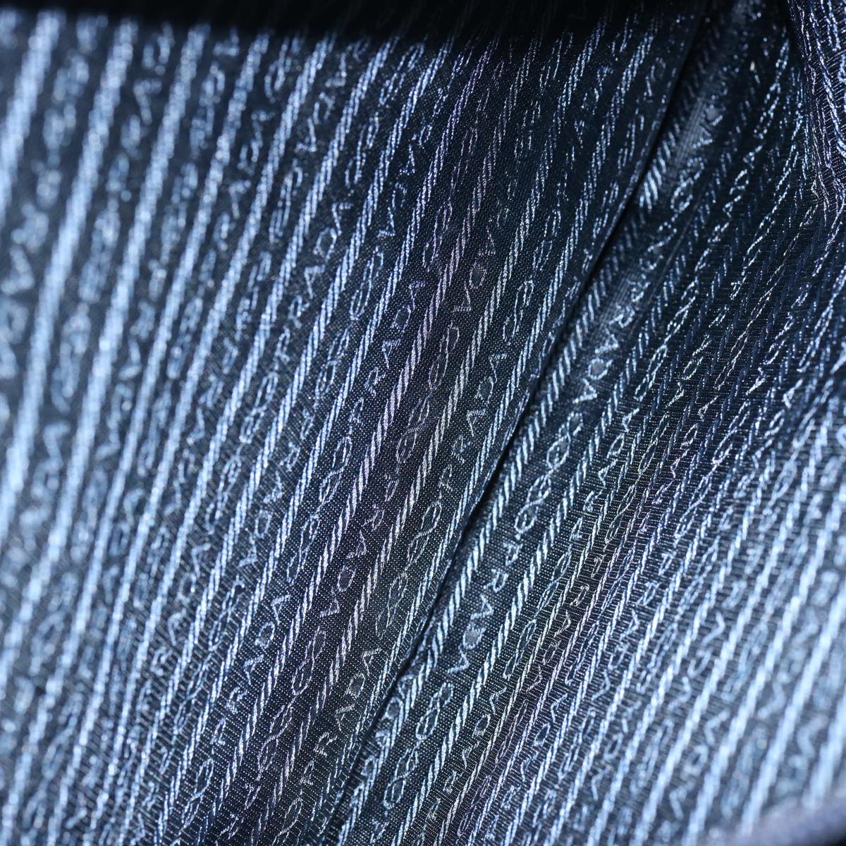 PRADA Tote Bag Nylon Blue Auth 69358