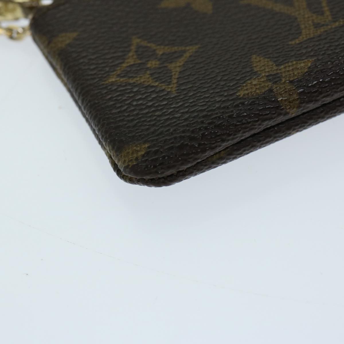 LOUIS VUITTON Monogram Pochette Cles Coin Purse M62650 LV Auth 69413