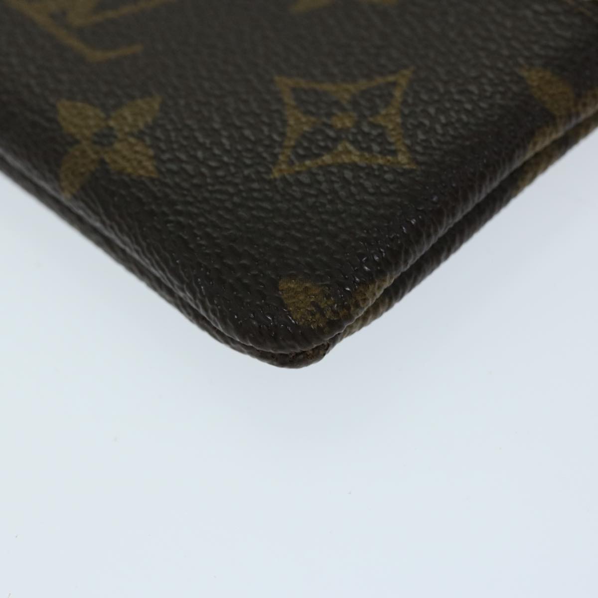 LOUIS VUITTON Monogram Pochette Cles Coin Purse M62650 LV Auth 69413