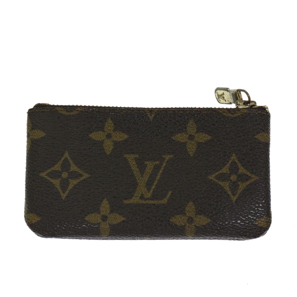 LOUIS VUITTON Monogram Pochette Cles Coin Purse M62650 LV Auth 69413