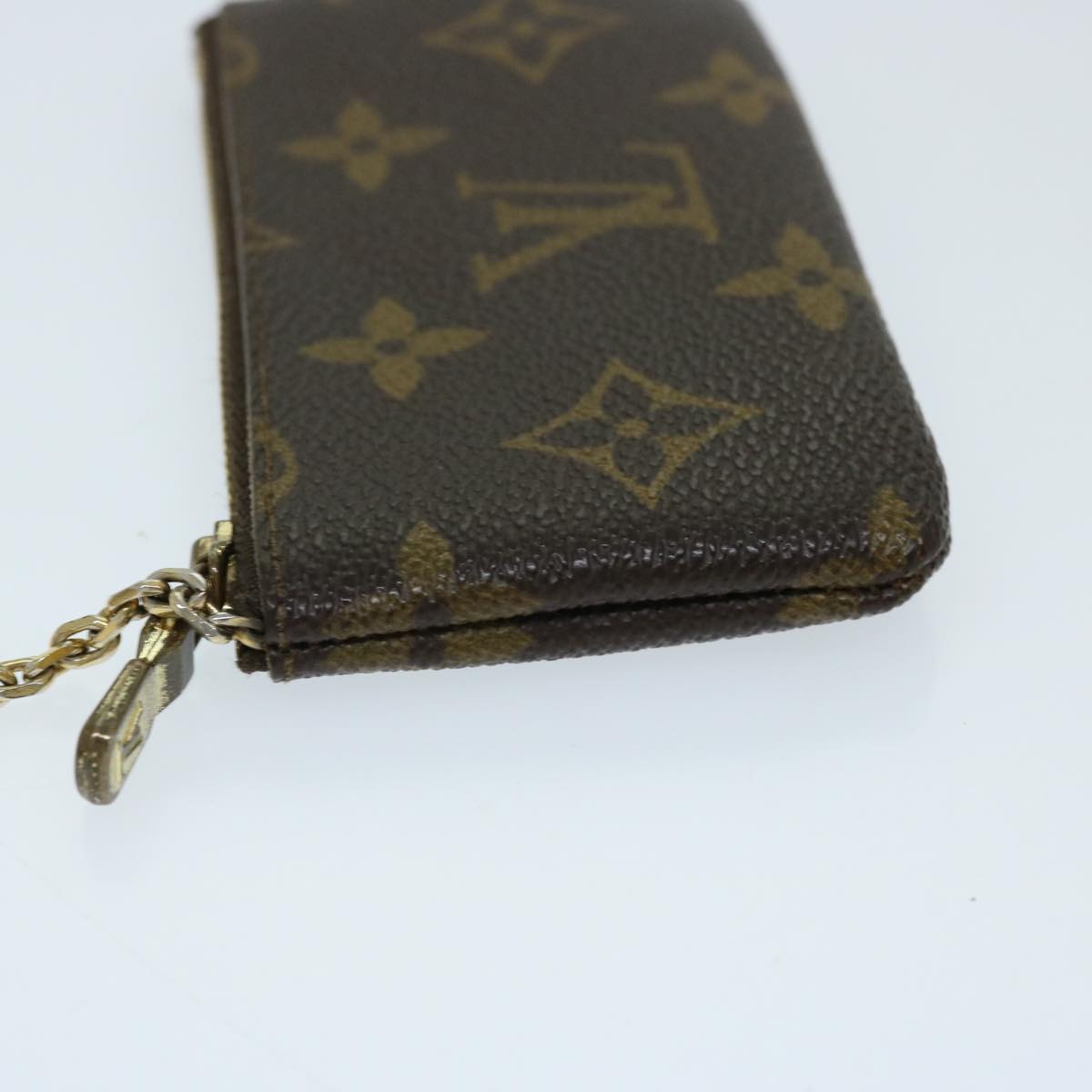 LOUIS VUITTON Monogram Pochette Cles Coin Purse M62650 LV Auth 69413