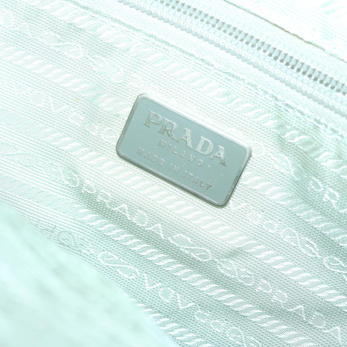 PRADA Tote Bag Nylon Light Blue Auth 69439