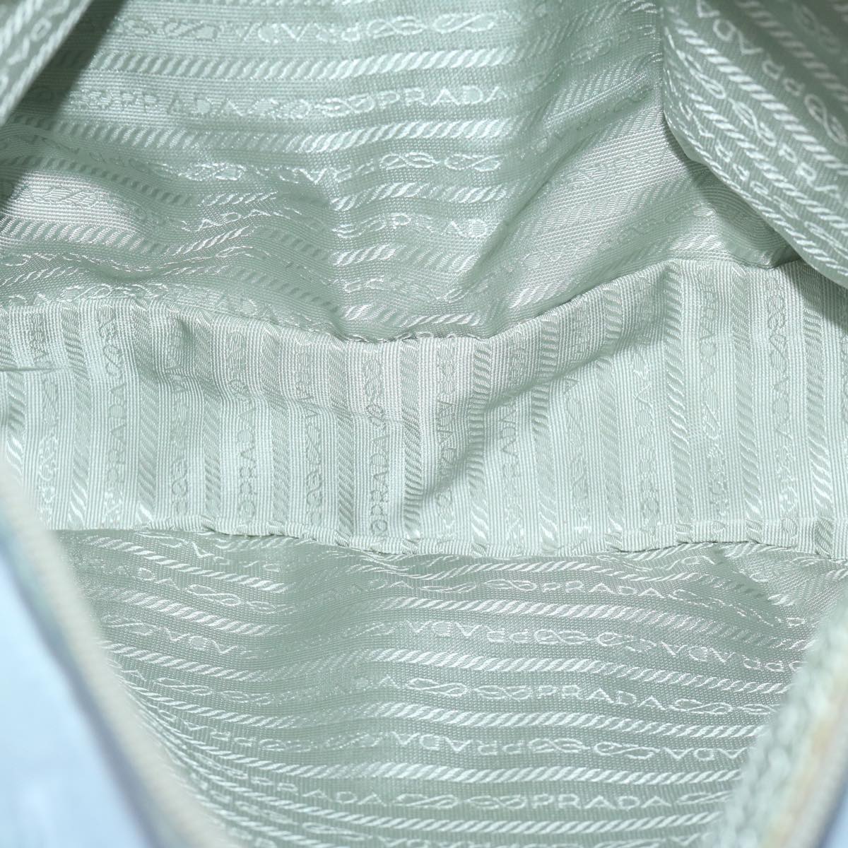 PRADA Tote Bag Nylon Light Blue Auth 69439