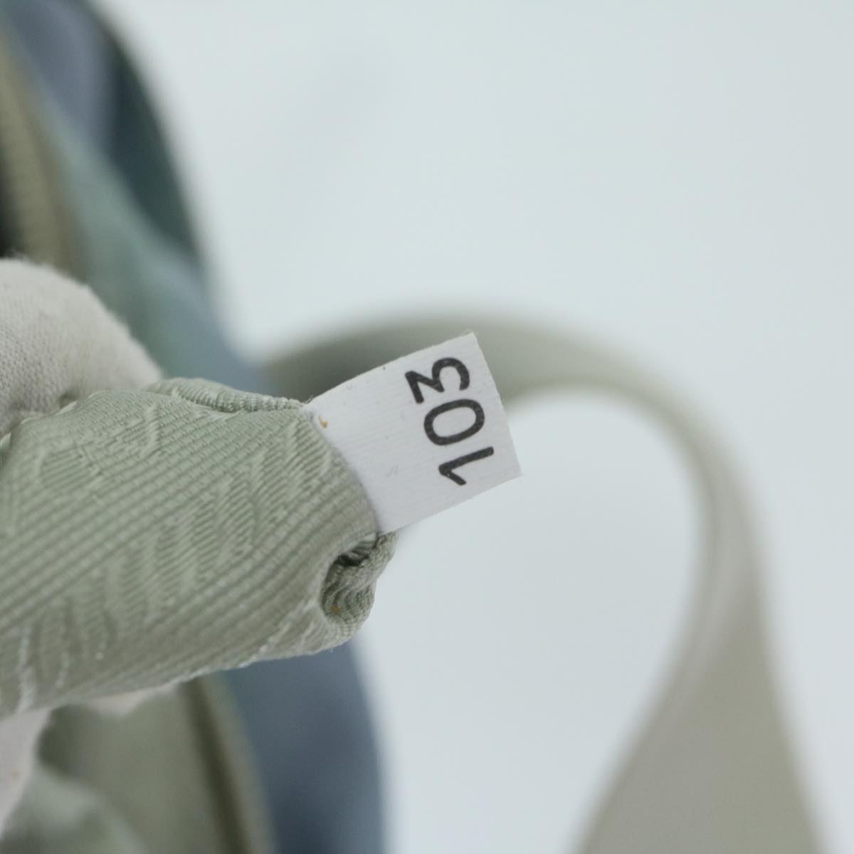 PRADA Tote Bag Nylon Light Blue Auth 69439