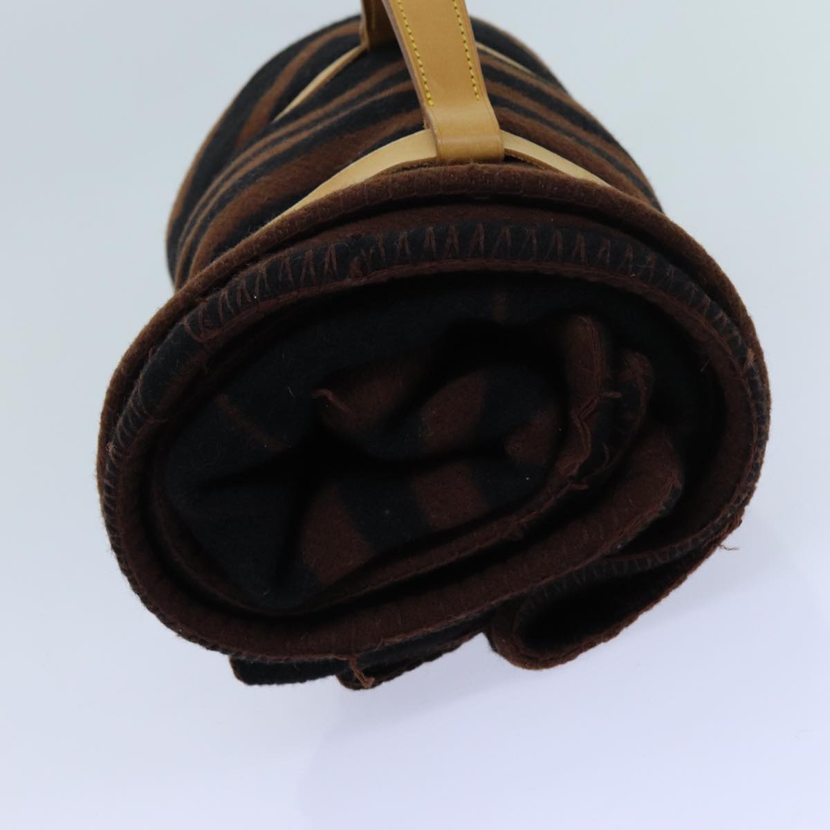 LOUIS VUITTON Pred Karakoram Blanket Wool Brown M74966 LV Auth 69497